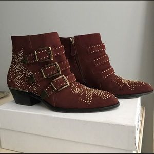 Chloe Susanna studded boots. Size 38. Gently worn. Perfect for Coachella!